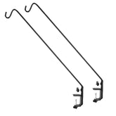 AshmanOnline deck hook front view showing sturdy forged pole and clamp, durable support