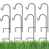 Ashman front view packaging showing eight shepherd hooks ready to use