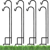 AshmanOnline front view of eight shepherd's hooks showing ready-to-use set