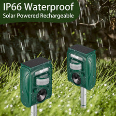 Aspect Living LED strobe lit to show visual deterrent for nocturnal animals