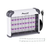 ASPECTEK front view of zapper showing three LEDs and compact housing for effective indoor control
