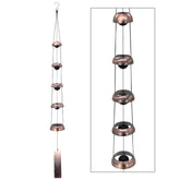 ASTARIN front view of copper wind chime showing elegant design and soothing presence