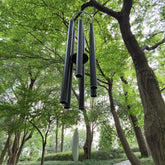 ASTARIN front view of 66 inch wind chimes showing deep tone and elegant finish