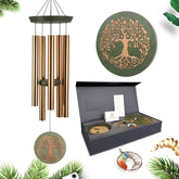 ASTARIN front view of wind chime showing Tree of Life and balanced design benefit peaceful remembrance