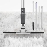 Astfys rake front view showing steel teeth and wide head for faster fluffing