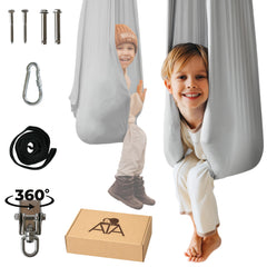 ATA zooz front view showing full sensory swing and supportive shape