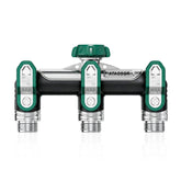 ATAOSGR front view showing three outlets and durable metal body for versatility