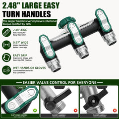 ATAOSGR mounted on outdoor faucet demonstrating quick tool-free installation