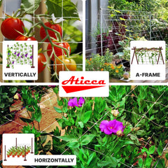 Aticca netting held by hands to show scale and easy-cut convenience for gardeners