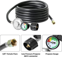 ATKKE three-color gauge close-up for fast tank-level reading