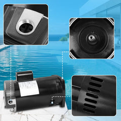 ATRACYPART B2854 mounted on a pool pump demonstrating direct-fit replacement ready for service