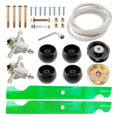 ATRACYPART front kit packaging showing all 46-inch deck components and fitment