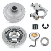 Atunee front view of full clutch drum sprocket kit showing included parts benefit quick replacement