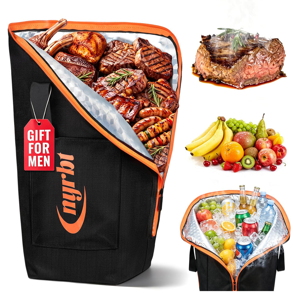 ATWHTE front view showing durable bbq blanket packaging and benefit of protection