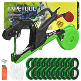 Audasi plant tying machine front view showing compact gun and ergonomic grip for fast tying