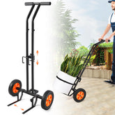 AugFir front view of plant caddy showing T-handle and base, improves posture