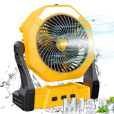 Ausic front packaging showing fan features and portable benefits