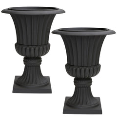 Austram front porch duo urns framing entryway with formal curb appeal