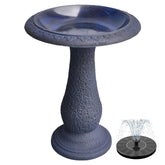 AUSTRAM front view pedestal birdbath showing full product and curb appeal