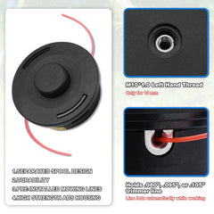 AUTOBABA comparison showing 0.080, 0.095, 0.105 line gauges for flexible cutting