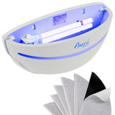 Awoco front view wall sconce showing compact design and quiet operation