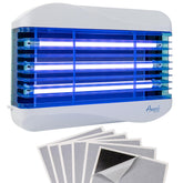Awoco front view of wall-mounted fly trap showing clean design and coverage benefit