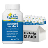AX Poolwinsk front packaging showing 12-pack bottles and clear labeling for quick identification and safe storage