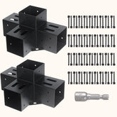 AXWHYS front view corner bracket showing solid support benefit
