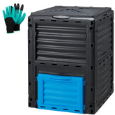Azaeahom front view assembled composter showing large capacity and easy access