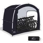 Azaeahom front view assembled shelter showing weather protection