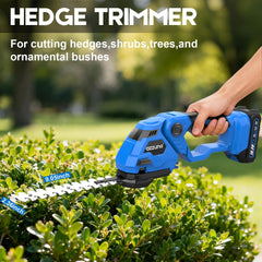 AZZUNO long blade detail for trimming hedges and shaping shrubs accurately