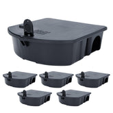 B&G front view of bait station showing secure lock and low profile benefit