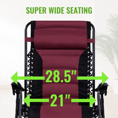 Backyard Expressions folded chair next to gear showing compact portability and easy storage