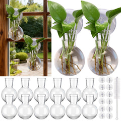 baderke front view clear acrylic vase showing sleek modern design and visibility