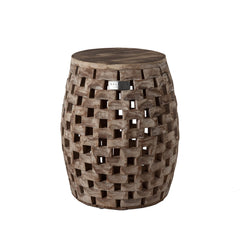 Balkene Home Maya oval front view showing rustic silhouette and portability