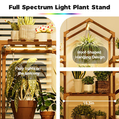 Bamworld illuminated grow light demonstrating bright full-spectrum support for plants