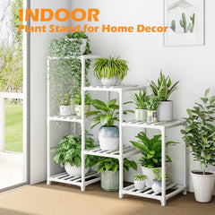 Bamworld styled in living room demonstrating decor enhancement and plant display benefit