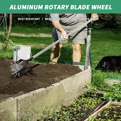BARAYSTUS side profile highlighting four aluminum wheels for stable tillage