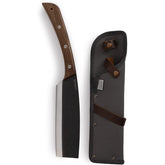 Barebones NATA Hatchet front view showing balanced blade and handle for versatile cutting