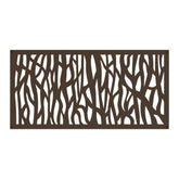 Barrette Sprig Umber front view showing full decorative pattern and finish benefits