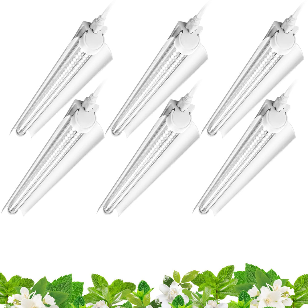 Barrina front packaging showing six 2ft grow light strips and kit contents benefit clarity