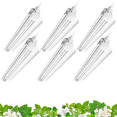 Barrina front packaging showing six 2ft grow light strips and kit contents benefit clarity