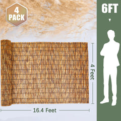 Barydat close-up of carbonized reed texture highlighting durability and natural look