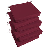 Basic Beyond front view of burgundy cushion set showing neat packaged look and color consistency