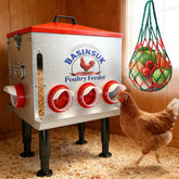 BASINSUK front view showing large 10-gallon capacity and 8 feeding ports for fewer refills