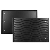 BBQ Future front view of griddle insert showing fit and size benefits