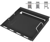BBQ Future front view griddle insert showing flat cooking area and fitment