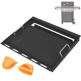 BBQ Future front view griddle insert showing full-size fit and versatility