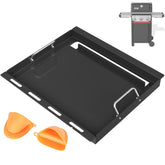 BBQ Future front view griddle insert showing full-size fit and ready-to-use benefit