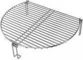 BBQ Future front view on grate showing extra cooking area and efficient use